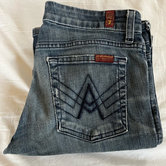 7 for all mankind ‘A’ pocket boot cut jeans - Picture 7 of 7
